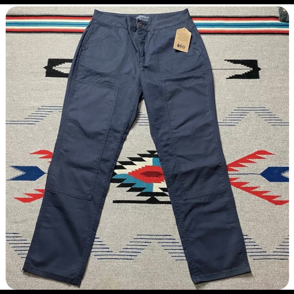 NWT REI Trailsmith Double Knee Blue Knight Pants womens Size 14